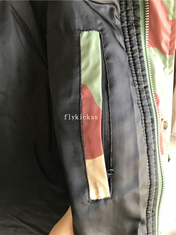 Off-White Diagonals Camouflage Down Jacket